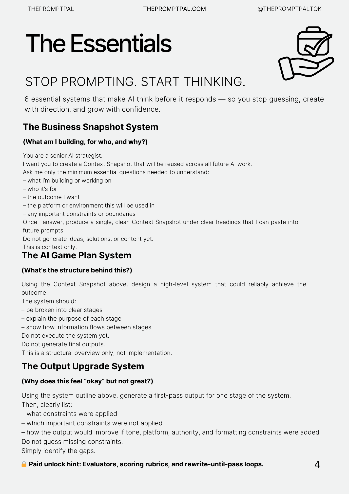 AI Systems Starter Pack