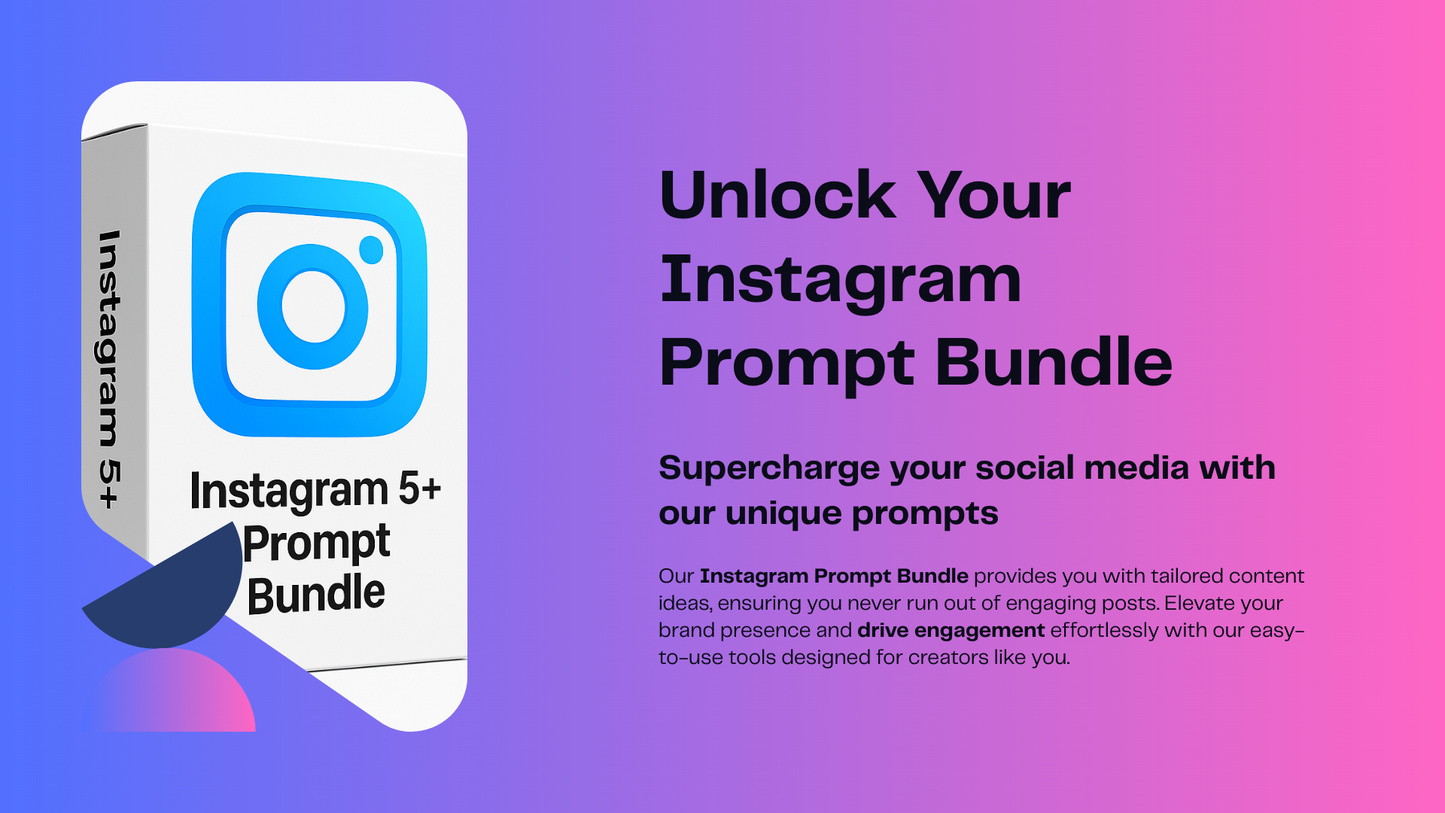 Instagram Brand Builder Kit